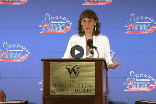 Dr. Beth Haynes MD, Executive Director of the Benjamin Rush Institute - 2014 – AMAC Health Care Symposium