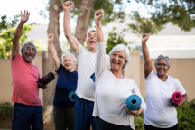 Diet, Exercise, and Friends--Making Aging Really Cool!